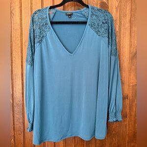 Torrid Teal Blouse